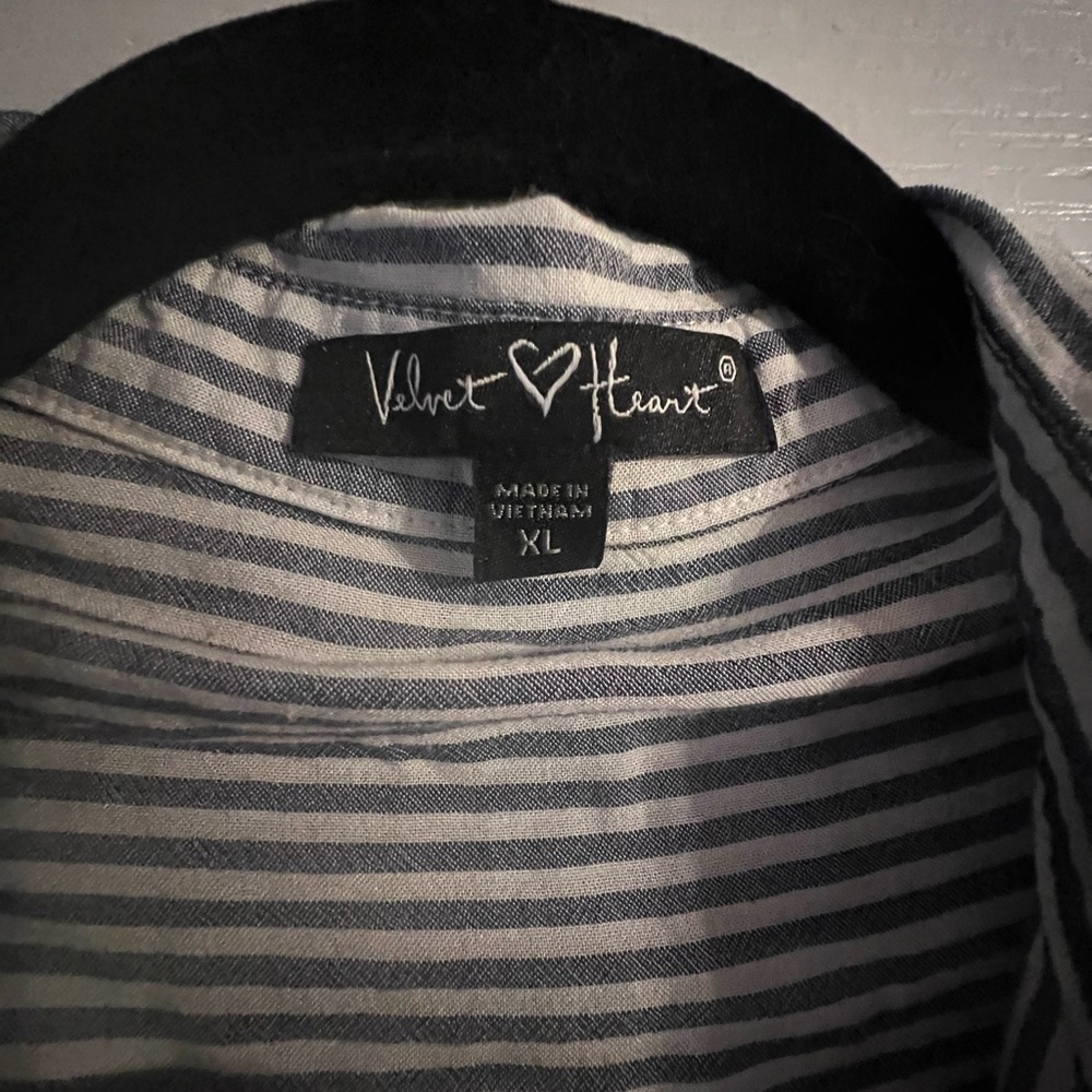 Striped button up - Picture 2 of 2